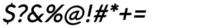 Aquawax Medium Italic Font OTHER CHARS