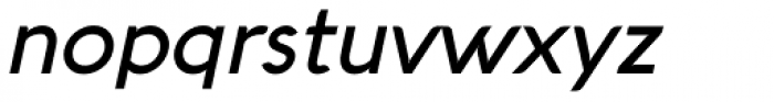 Aquawax Medium Italic Font LOWERCASE