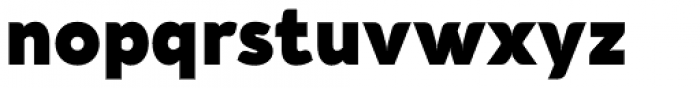 Aquawax Pro Heavy Font LOWERCASE