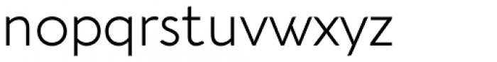 Aquawax Pro Light Font LOWERCASE