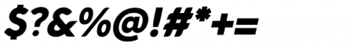 Aquawax Pro Ultra Bold Italic Font OTHER CHARS