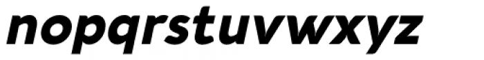 Aquawax Pro Ultra Bold Italic Font LOWERCASE