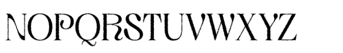 Aquene Rough Font UPPERCASE