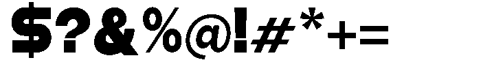 Aquire Black Font OTHER CHARS