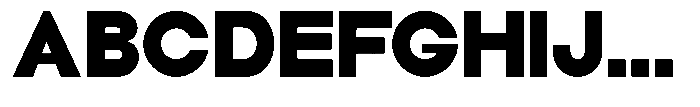 Aquire Black Font UPPERCASE