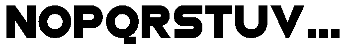 Aquire Black Font UPPERCASE