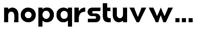 Aquire Bold Font LOWERCASE