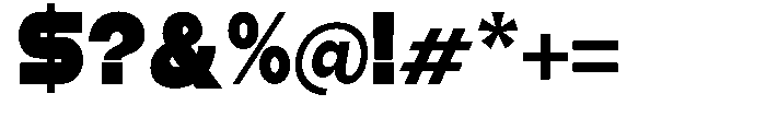 Aquire Extra Black Font OTHER CHARS