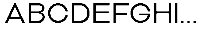Aquire Light Font UPPERCASE
