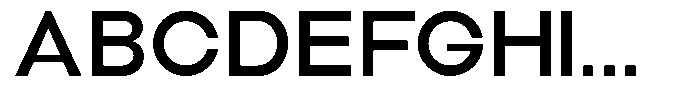 Aquire Medium Font UPPERCASE