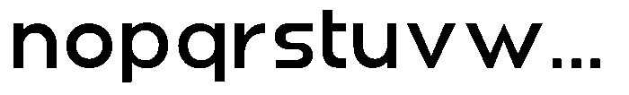 Aquire Medium Font LOWERCASE