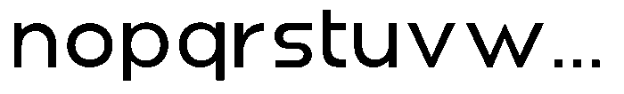Aquire Regular Font LOWERCASE