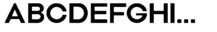 Aquire Semi Bold Font UPPERCASE