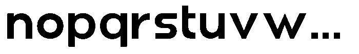 Aquire Semi Bold Font LOWERCASE