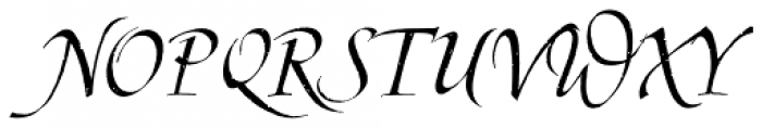 Aquitania Script Regular Font UPPERCASE