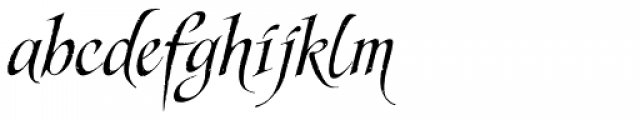 Aquitania Script Regular Font LOWERCASE
