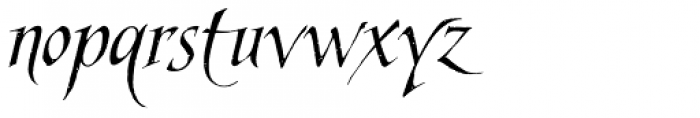 Aquitania Script Regular Font LOWERCASE
