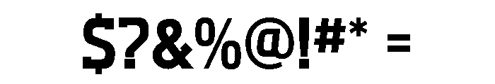 Aquarius Bold Font OTHER CHARS