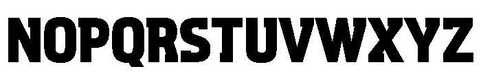Aquarius Extra Bold Font UPPERCASE