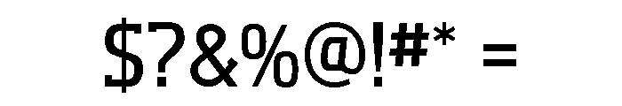 Aquarius Medium Font OTHER CHARS