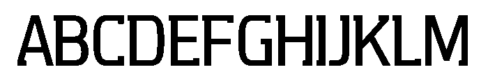 Aquarius Medium Font UPPERCASE