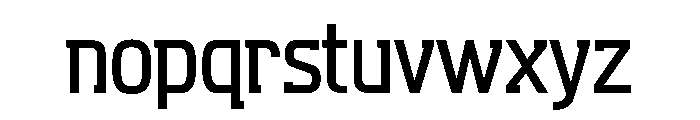Aquarius Medium Font LOWERCASE