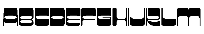 Aquatronik Expanded Font UPPERCASE