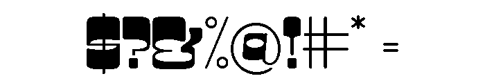Aquatronik Semi Expanded Font OTHER CHARS