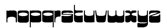 Aquatronik Semi Expanded Font LOWERCASE