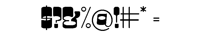 Aquatronik Font OTHER CHARS