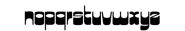 Aquatronik Font LOWERCASE