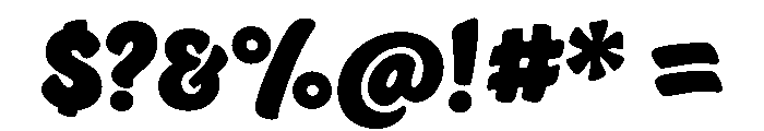 Arbuckle Regular Font OTHER CHARS