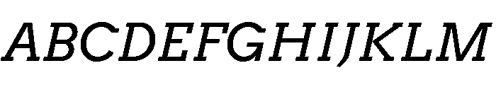 Archer Italic Font UPPERCASE