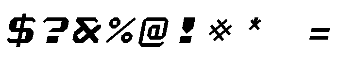 Archive Black Italic Font OTHER CHARS