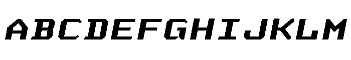 Archive Black Italic Font UPPERCASE