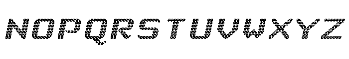 Archive Bold Italic Font UPPERCASE