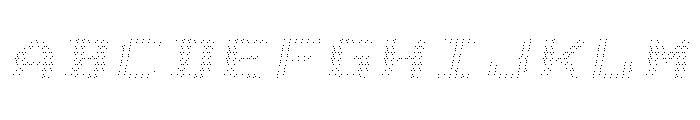 Archive Light Italic Font UPPERCASE
