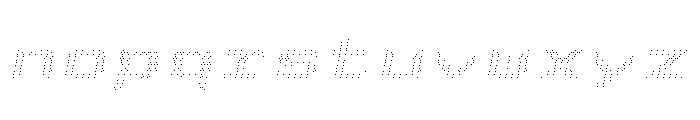 Archive Light Italic Font LOWERCASE