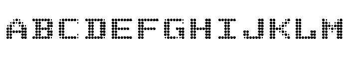 Archive Matrix Bold Font UPPERCASE