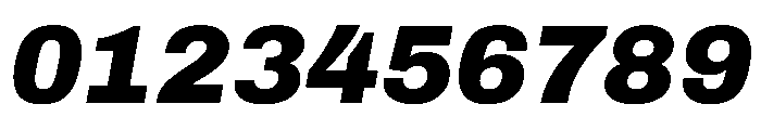 Archivo Black Italic Font OTHER CHARS