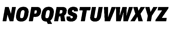 Archivo Condensed Black Italic Font UPPERCASE