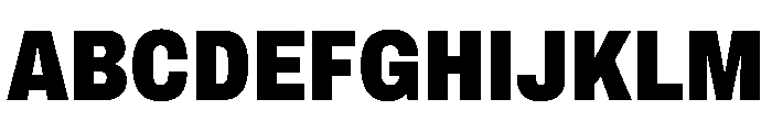 Archivo Condensed Black Font UPPERCASE