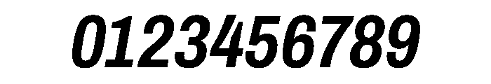 Archivo Condensed Bold Italic Font OTHER CHARS