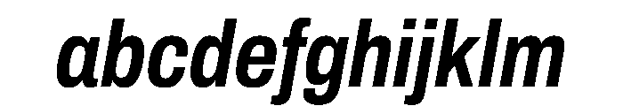 Archivo Condensed Bold Italic FONT
