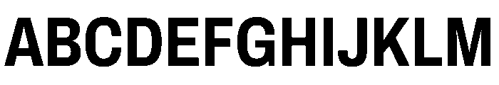 Archivo Condensed Bold Font UPPERCASE