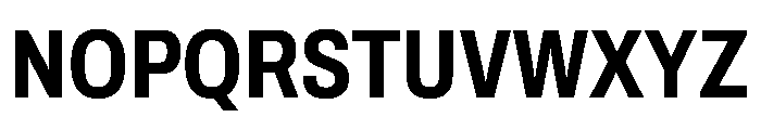 Archivo Condensed Bold Font UPPERCASE