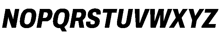 Archivo Condensed ExtraBold Italic Font UPPERCASE
