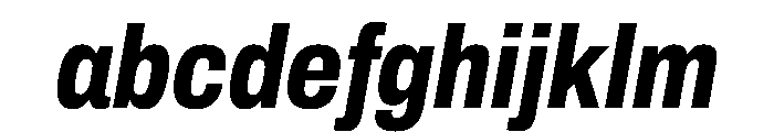Archivo Condensed ExtraBold Italic FONT