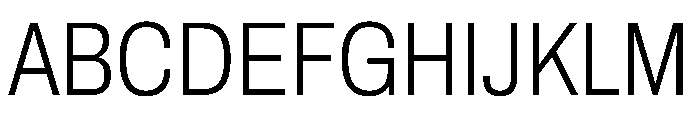 Archivo Condensed ExtraLight Font UPPERCASE
