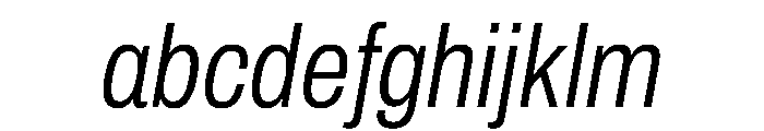Archivo Condensed Light Italic FONT